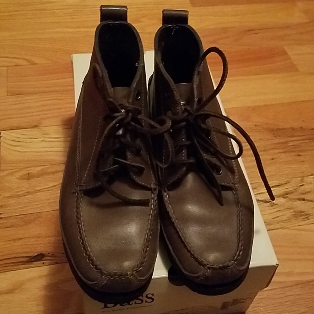 Bass ranger leather boots size 8M
